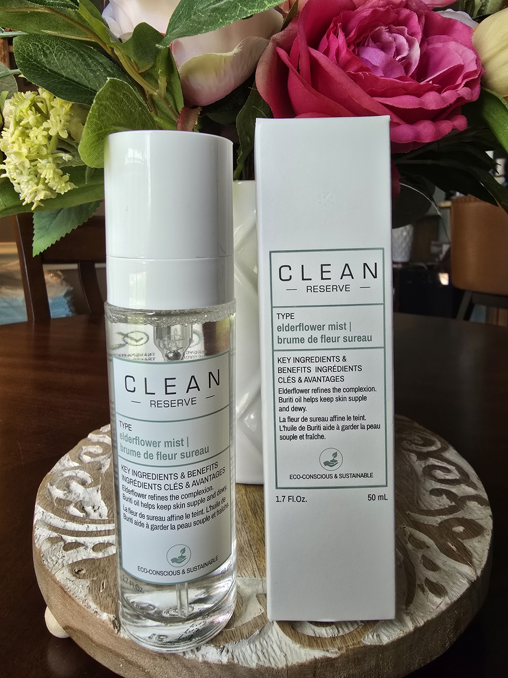 Clean Reserve Elderflower Mist - Refreshing Facial Mist (50 mL)